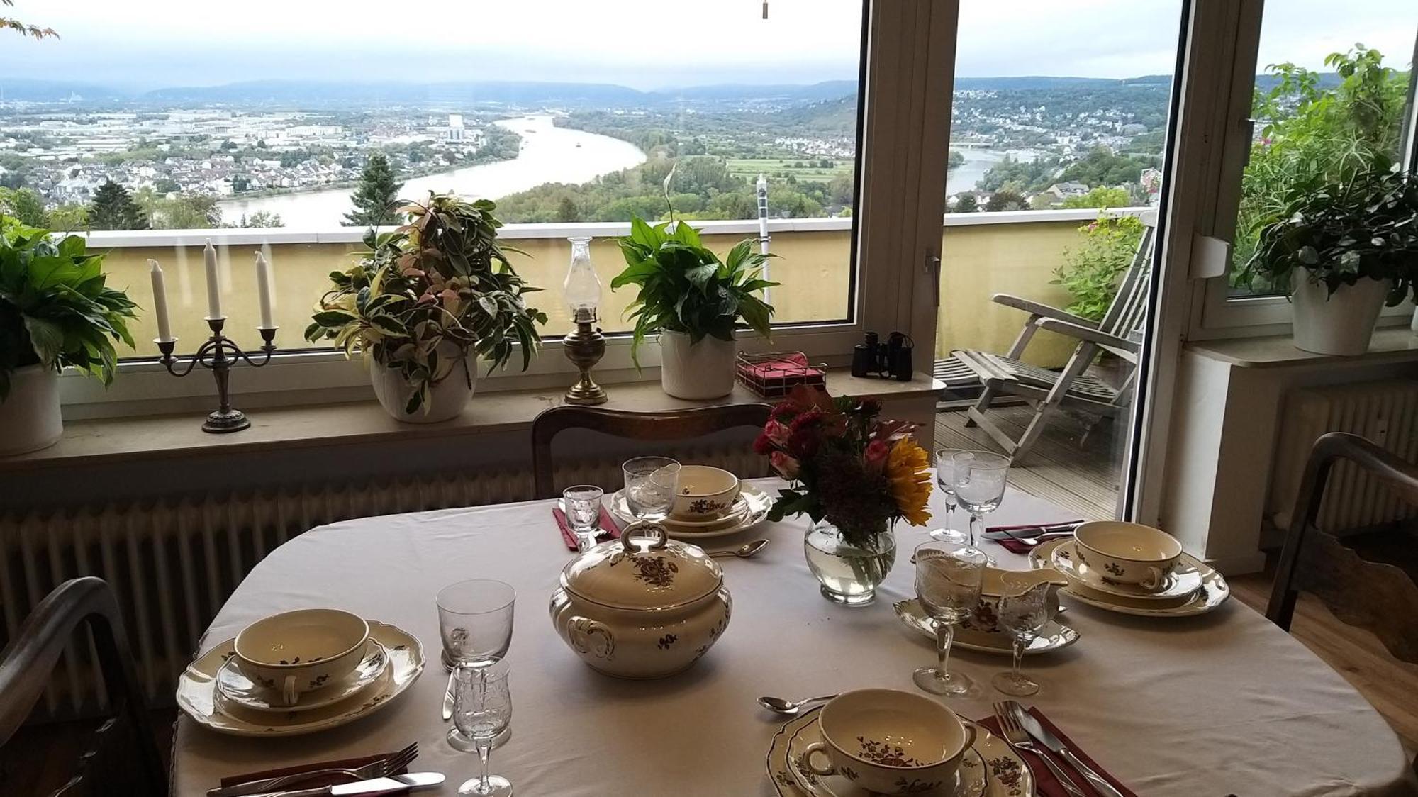 Rheinblick Am Rheinsteig Zur Festung Ehrenbreitstein Mit Balkon Und Sauna Urbar  Zewnętrze zdjęcie